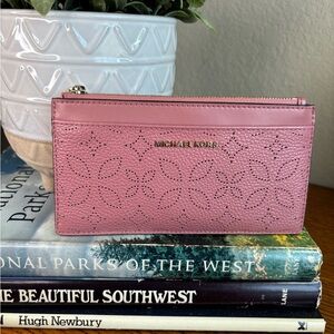 Michael Kors Pink Floral Wallet